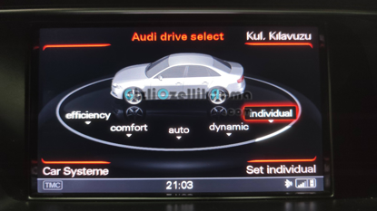 Audi Drive Select Aktivasyonu - Audi A4 ve Audi A5 B8 resmi