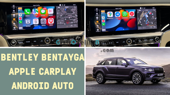 Apple Carplay ve Android Auto Aktivasyonu - Bentley Bentayga resmi