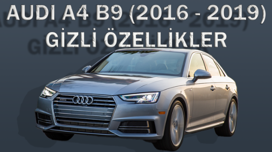 Picture of Hidden Features - Audi A4 B9 (2016 and later)