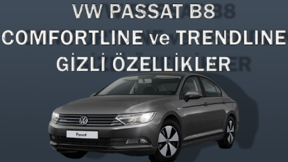 Picture of 2015-2019 Volkswagen Passat B8 Trendline ve Comfortline Gizli Özellik Kodlama