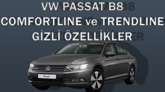 Picture of 2015-2019 Volkswagen Passat B8 Trendline ve Comfortline Gizli Özellik Kodlama