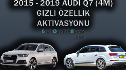 Gizli Özellikler - Audi Q7 4M (2015 - 2019) resmi
