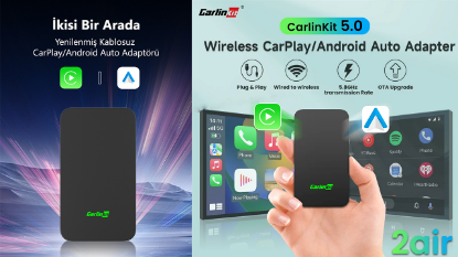 Picture of Carlinkit 5.0 2air Kablosuz Apple CarPlay & Android Auto Wireless Adaptör