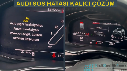 Audi SOS Acil Çağrı Hatası - Kalıcı Yazılımsal Çözüm