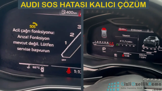 Audi SOS Acil Çağrı Hatası - Kalıcı Yazılımsal Çözüm
