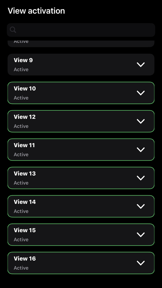 vRS style layout screenshot